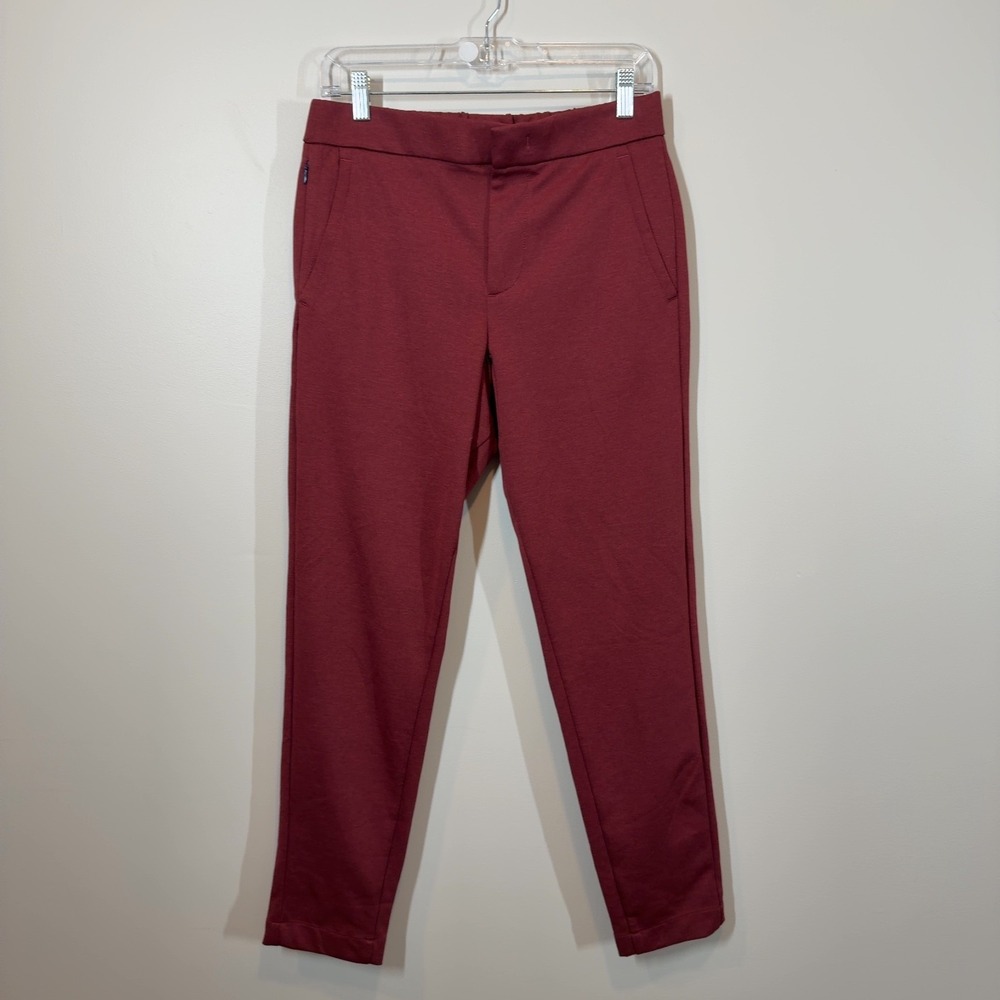 Bonobos Men's Burgundy Maroon Trousers Pants Size S Reg Polyester Casual Dressy